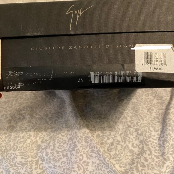 Giuseppe Zanotti Coline Wings Suede High Heel - Picture 5 of 5